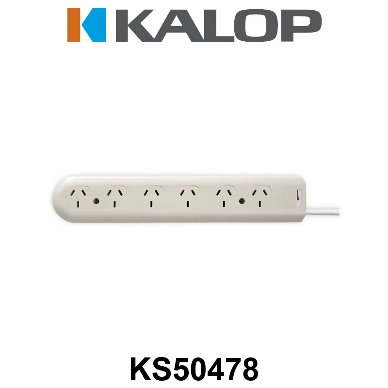 PROLONGADOR 6 TOMAS C/TERM.LU.1.5M.MARFIL